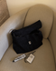 Stella Suede Tote Bag &mdash; Black, 35&times;25&times;15 cm