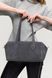 Leya Natural Suede Baguette Bag &mdash; Grey, 30&times;17&times;14 cm