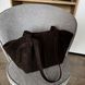 Siena Suede & Faux Leather Tote Bag &mdash; Chocolate, 51&times;24&times;14 cm