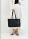 Tina Faux Leather Tote Bag &mdash; Black, 47&times;27&times;12 cm