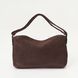 Monica Natural Suede Bag &mdash; Chocolate, 27&times;15&times;8 cm