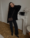 Sara Eco Suede Crossbody Bag &mdash; Chocolate, 21&times;15&times;7 cm