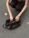 Katie Faux Leather Clutch Bag &mdash; Chocolate, 36&times;20&times;11 cm