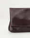 Elara Genuine Leather Clutch Bag &mdash; Burgundy, 32&times;21&times;13 cm