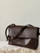 Stella Faux Leather Tote Bag &mdash; Chocolate, 35&times;25&times;15 cm