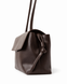 Stella Faux Leather Tote Bag &mdash; Chocolate, 35&times;25&times;15 cm