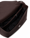 Stella Faux Leather Tote Bag &mdash; Chocolate, 35&times;25&times;15 cm