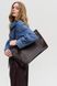 Vivi Woven Eco-Leather Bag &mdash; Chocolate, 40&times;25&times;14.5 cm