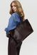 Vivi Woven Eco-Leather Bag &mdash; Chocolate, 40&times;25&times;14.5 cm